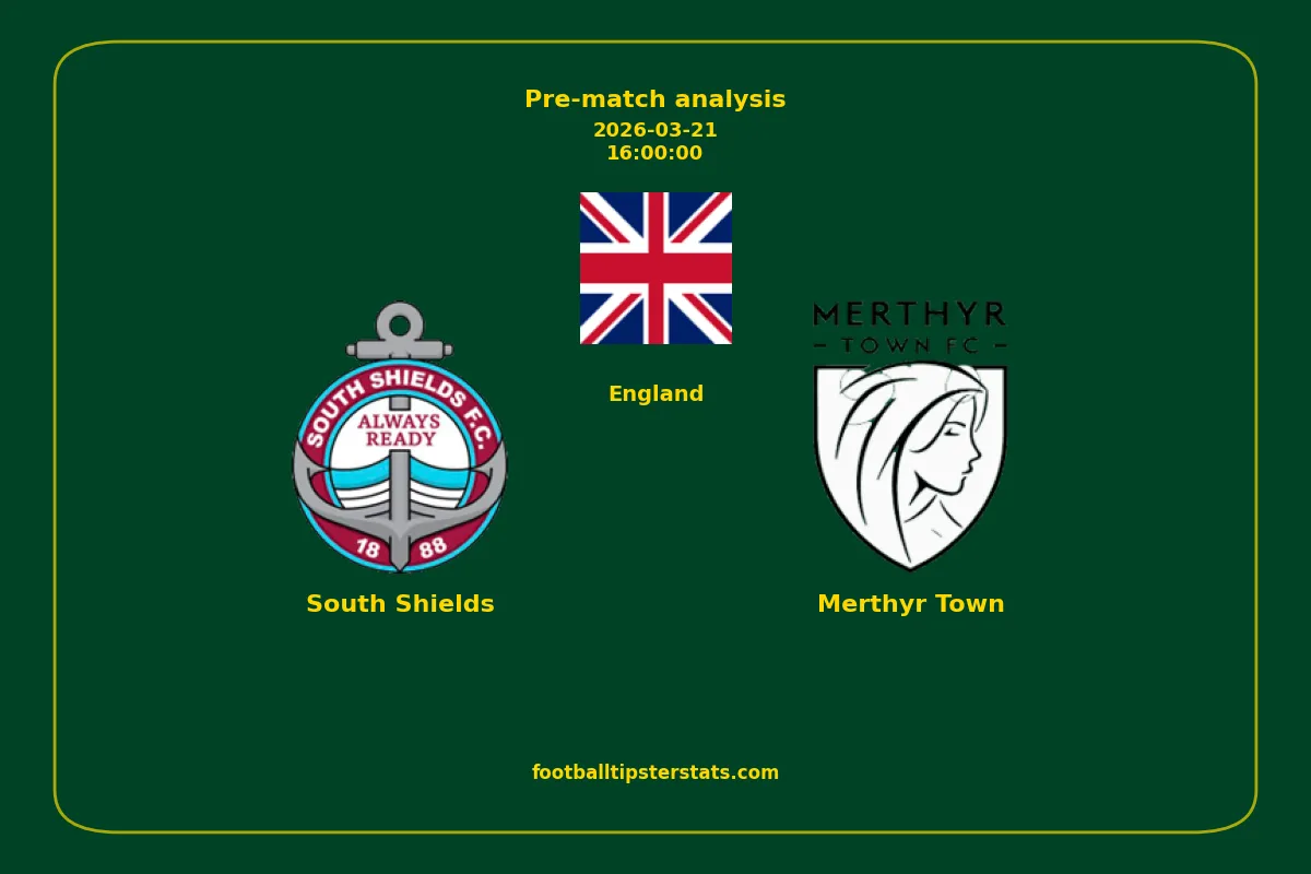 Pre-match analysis: South Shields vs Merthyr Town on 2026-03-21